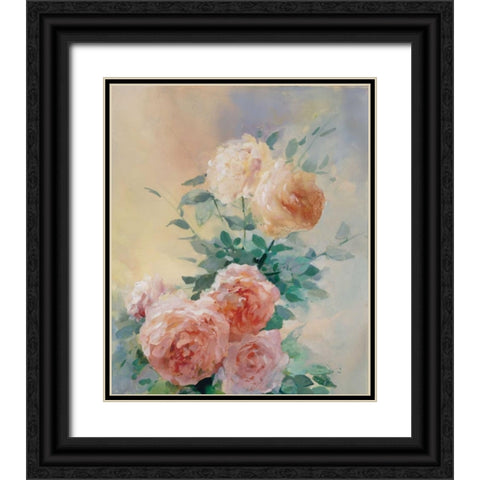 Shiny III Black Ornate Wood Framed Art Print with Double Matting by Haenraets, Willem