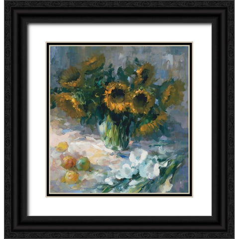 Shera II Black Ornate Wood Framed Art Print with Double Matting by Haenraets, Willem