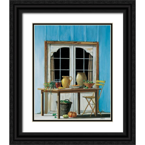 Looking forward to summer Black Ornate Wood Framed Art Print with Double Matting by Roelofs, Wouter