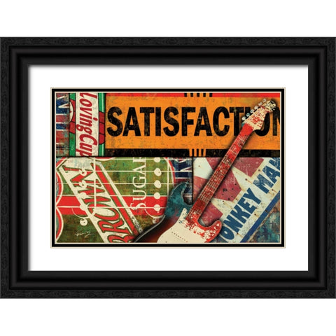 SATISFACTION I Black Ornate Wood Framed Art Print with Double Matting by Yang, Eric