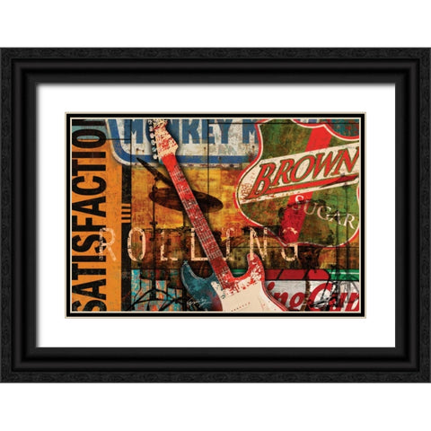 SATISFACTION II Black Ornate Wood Framed Art Print with Double Matting by Yang, Eric