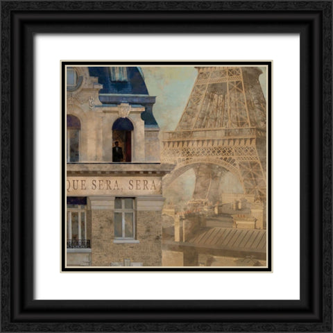 QUE SERA SERA Black Ornate Wood Framed Art Print with Double Matting by Yang, Eric