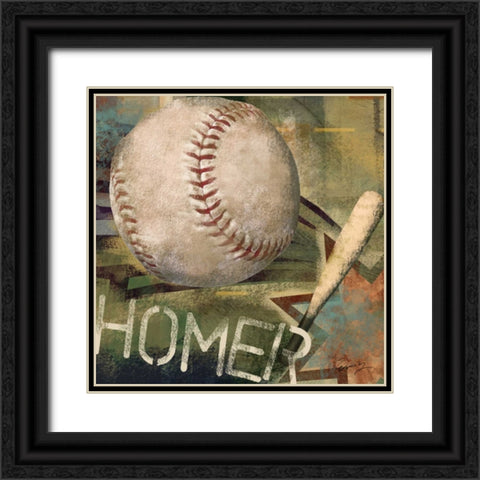 HOMER Black Ornate Wood Framed Art Print with Double Matting by Yang, Eric