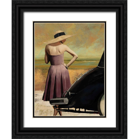 THE GETAWAY I Black Ornate Wood Framed Art Print with Double Matting by Yang, Eric