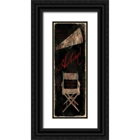 CINEMATOGRAPHERS DREAM I - RED Black Ornate Wood Framed Art Print with Double Matting by Yang, Eric