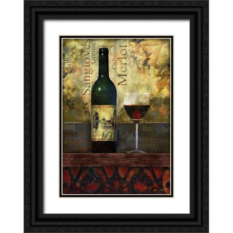 TASTING ROOM I Black Ornate Wood Framed Art Print with Double Matting by Yang, Eric