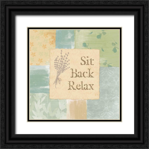 RELAXING TIME I Black Ornate Wood Framed Art Print with Double Matting by Ballantyne, Piper