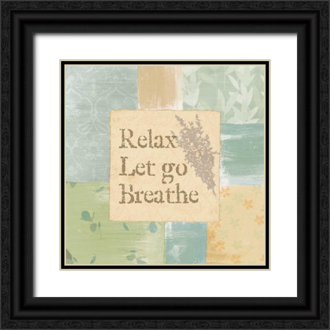 RELAXING TIME II Black Ornate Wood Framed Art Print with Double Matting by Ballantyne, Piper