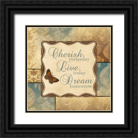 DREAM TOMORROW Black Ornate Wood Framed Art Print with Double Matting by Ballantyne, Piper