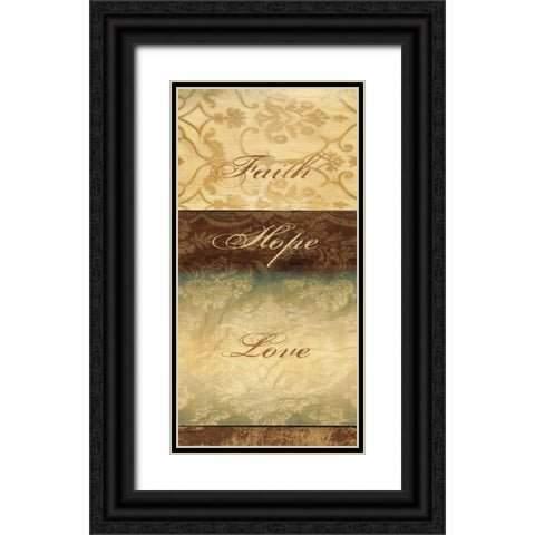 POSITIVE AFFIRMATIONS II Black Ornate Wood Framed Art Print with Double Matting by Ballantyne, Piper