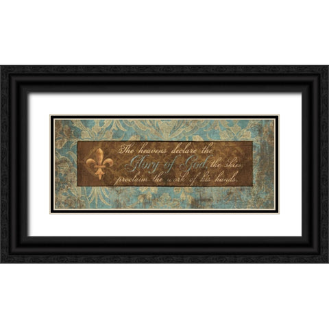 GLORY OF GOD Black Ornate Wood Framed Art Print with Double Matting by Ballantyne, Piper