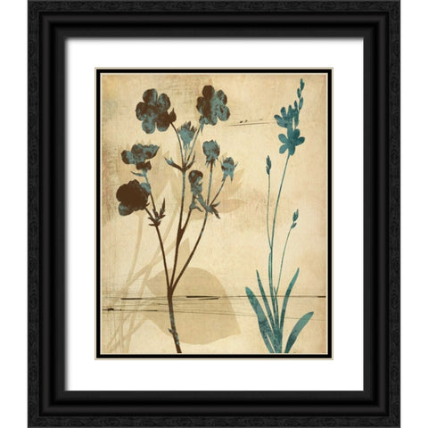 SILOHUETTE WHISPERS I Black Ornate Wood Framed Art Print with Double Matting by Ballantyne, Piper