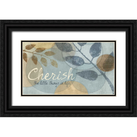 WITH YOUR HEART Black Ornate Wood Framed Art Print with Double Matting by Ballantyne, Piper