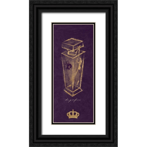 PURPLE DU PARFUM I Black Ornate Wood Framed Art Print with Double Matting by Ballantyne, Piper