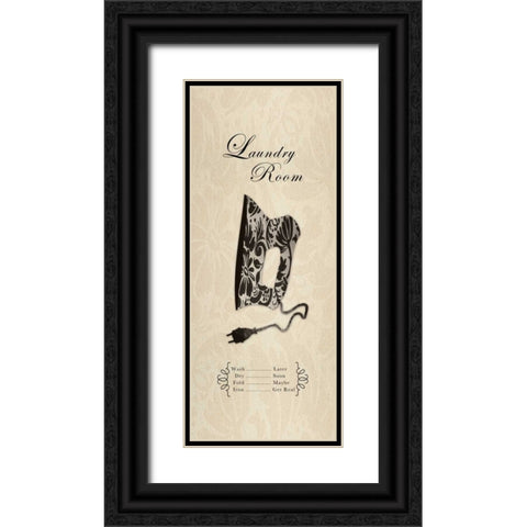 61 ROOM Black Ornate Wood Framed Art Print with Double Matting by Ballantyne, Piper