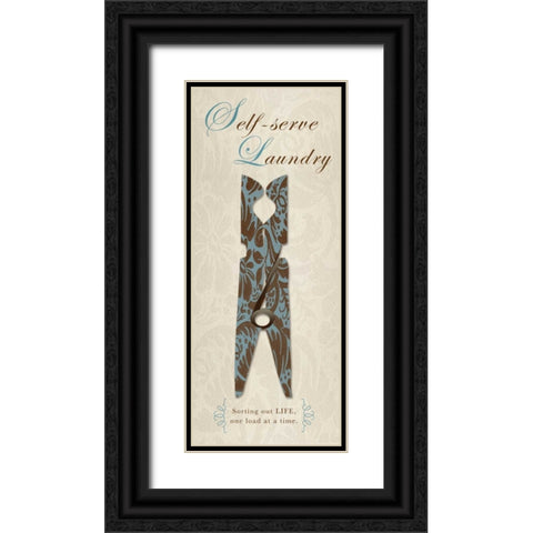 SELF-SERVE 61 Black Ornate Wood Framed Art Print with Double Matting by Ballantyne, Piper