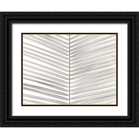 Palm leaf close-up Black Ornate Wood Framed Art Print with Double Matting by Frank, Assaf