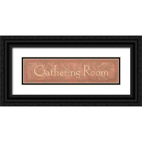 Gathering Room Black Ornate Wood Framed Art Print with Double Matting by Marrott, Stephanie
