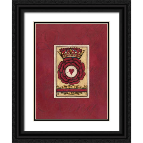 Ace Large Black Ornate Wood Framed Art Print with Double Matting by Marrott, Stephanie