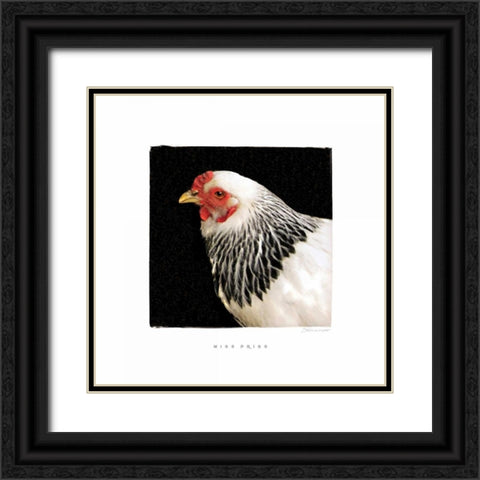 Miss Priss Black Ornate Wood Framed Art Print with Double Matting by Marrott, Stephanie
