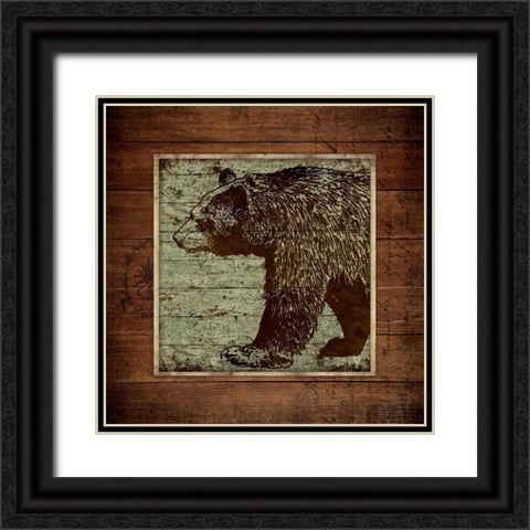 On the Prowl Black Ornate Wood Framed Art Print with Double Matting by Marrott, Stephanie