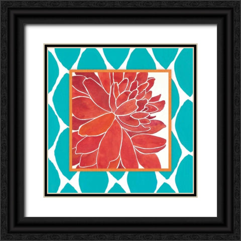 Modern Flower III Black Ornate Wood Framed Art Print with Double Matting by Marrott, Stephanie