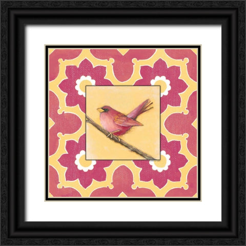 Show Off in Yellow Black Ornate Wood Framed Art Print with Double Matting by Marrott, Stephanie