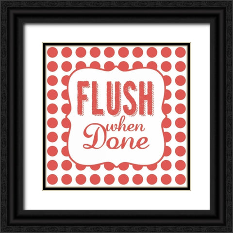 Flush Black Ornate Wood Framed Art Print with Double Matting by Marrott, Stephanie