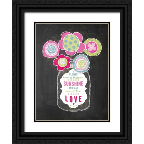 Without Love Black Ornate Wood Framed Art Print with Double Matting by Marrott, Stephanie