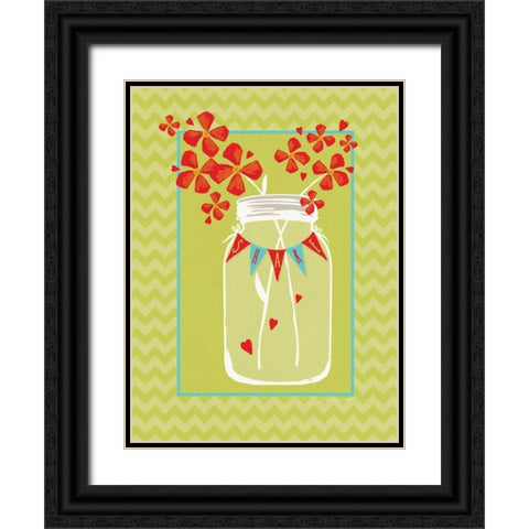 Share Jar Black Ornate Wood Framed Art Print with Double Matting by Marrott, Stephanie