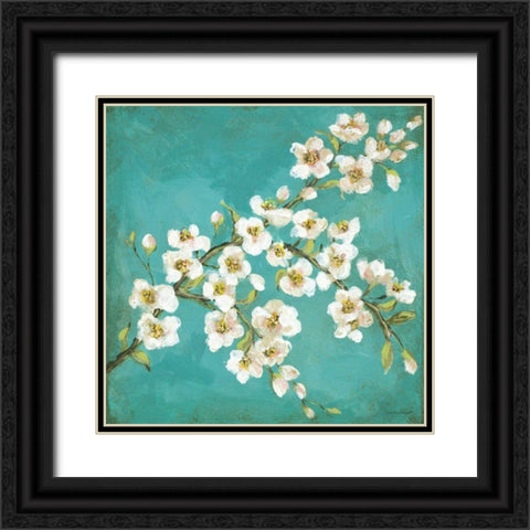 Spring Blossoms I Black Ornate Wood Framed Art Print with Double Matting by Marrott, Stephanie