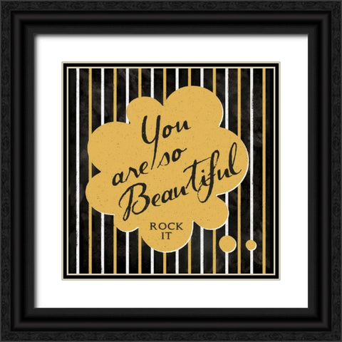 Beautiful Black Ornate Wood Framed Art Print with Double Matting by Marrott, Stephanie