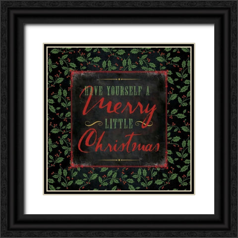 Have Yourself Black Ornate Wood Framed Art Print with Double Matting by Marrott, Stephanie