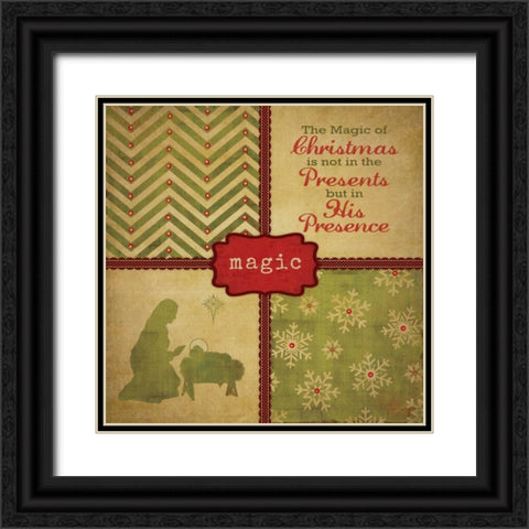 His Presence Black Ornate Wood Framed Art Print with Double Matting by Marrott, Stephanie