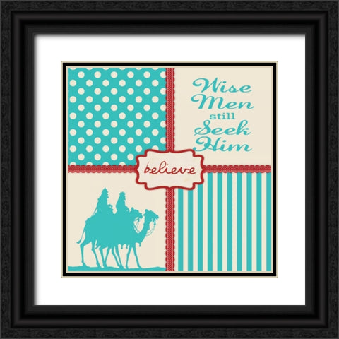 Wisemen Still Seek Black Ornate Wood Framed Art Print with Double Matting by Marrott, Stephanie