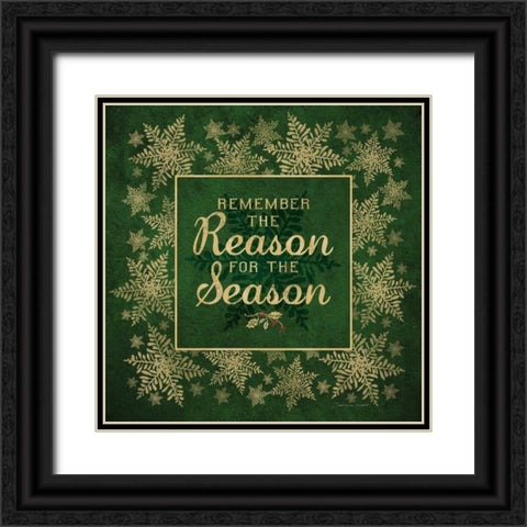 Reason Black Ornate Wood Framed Art Print with Double Matting by Marrott, Stephanie