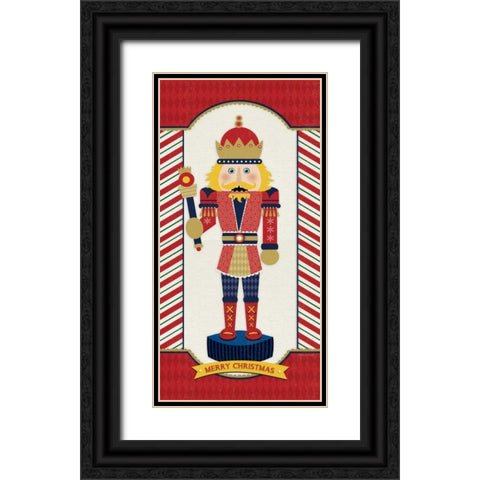 Nutcracker II Black Ornate Wood Framed Art Print with Double Matting by Marrott, Stephanie