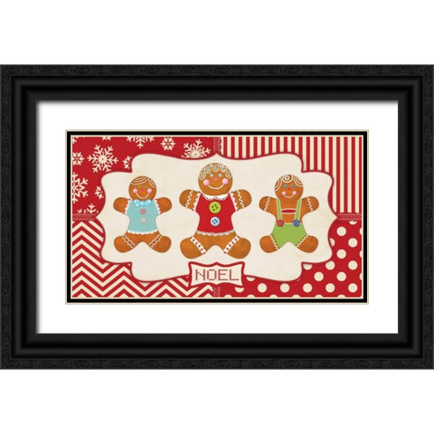Gingerbread I Black Ornate Wood Framed Art Print with Double Matting by Marrott, Stephanie
