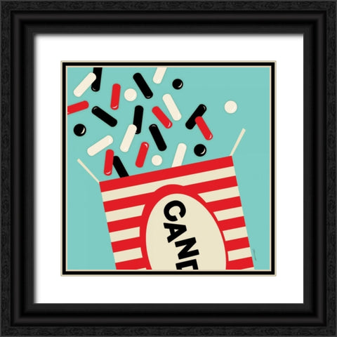 Candy Black Ornate Wood Framed Art Print with Double Matting by Marrott, Stephanie
