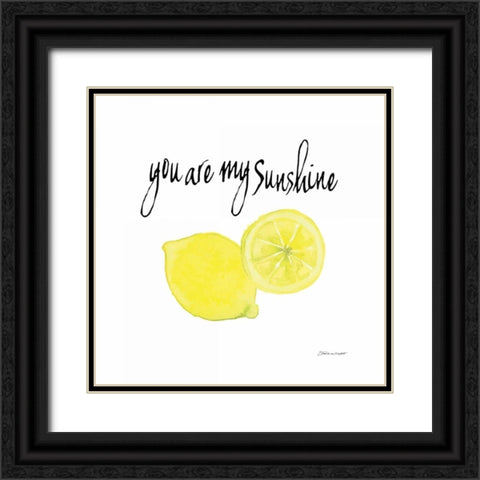 Sunshine Black Ornate Wood Framed Art Print with Double Matting by Marrott, Stephanie