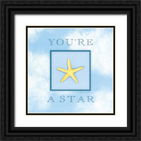 Youre a Star Black Ornate Wood Framed Art Print with Double Matting by Marrott, Stephanie