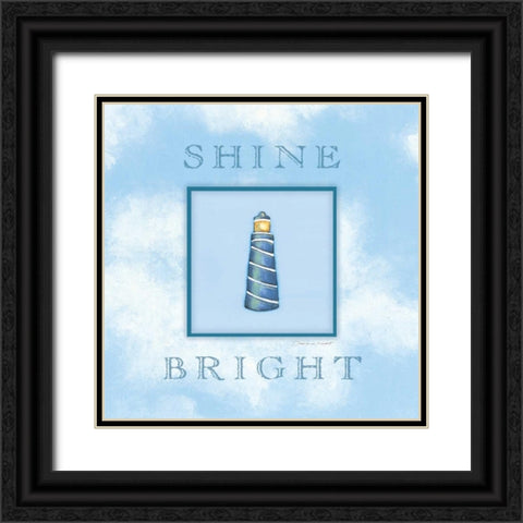 Shine Bright Black Ornate Wood Framed Art Print with Double Matting by Marrott, Stephanie