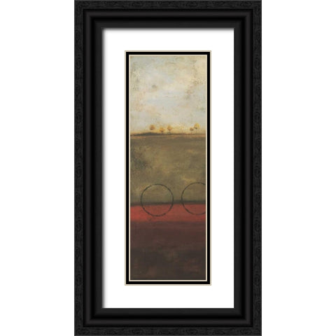 Abstract Landscape II Black Ornate Wood Framed Art Print with Double Matting by Marrott, Stephanie