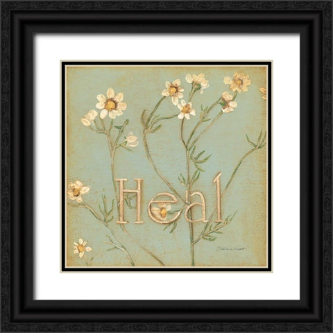 Heal Black Ornate Wood Framed Art Print with Double Matting by Marrott, Stephanie