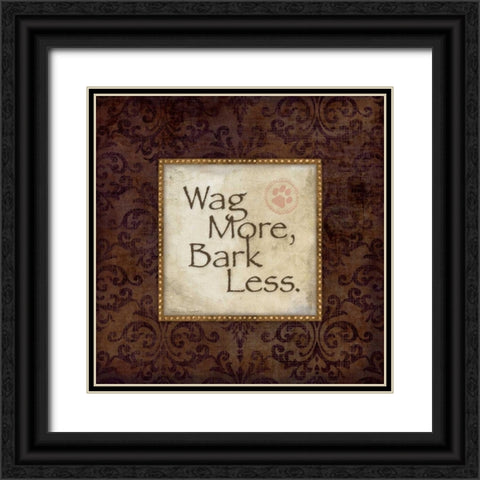 Bark Less Black Ornate Wood Framed Art Print with Double Matting by Marrott, Stephanie