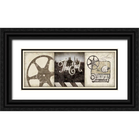 The End Black Ornate Wood Framed Art Print with Double Matting by Marrott, Stephanie