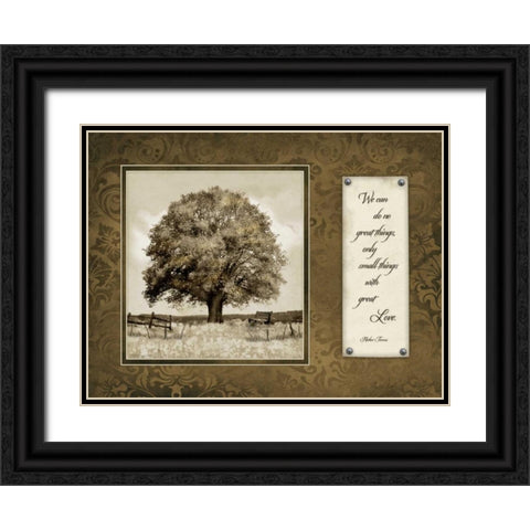 We Do Black Ornate Wood Framed Art Print with Double Matting by Marrott, Stephanie