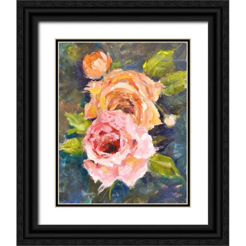 Still Life #2 Black Ornate Wood Framed Art Print with Double Matting by Stevens, Allayn