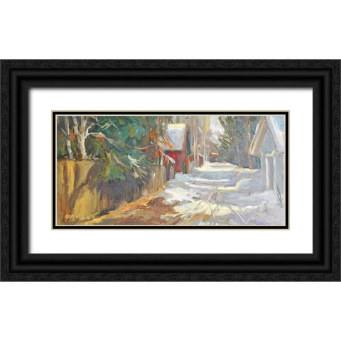 Neighborhood Drive #2 Black Ornate Wood Framed Art Print with Double Matting by Stevens, Allayn