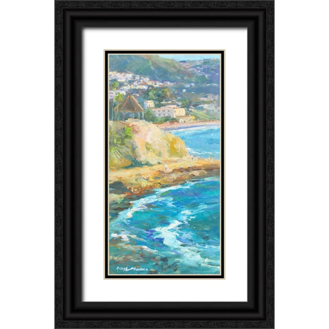 Afternoon Set Black Ornate Wood Framed Art Print with Double Matting by Stevens, Allayn